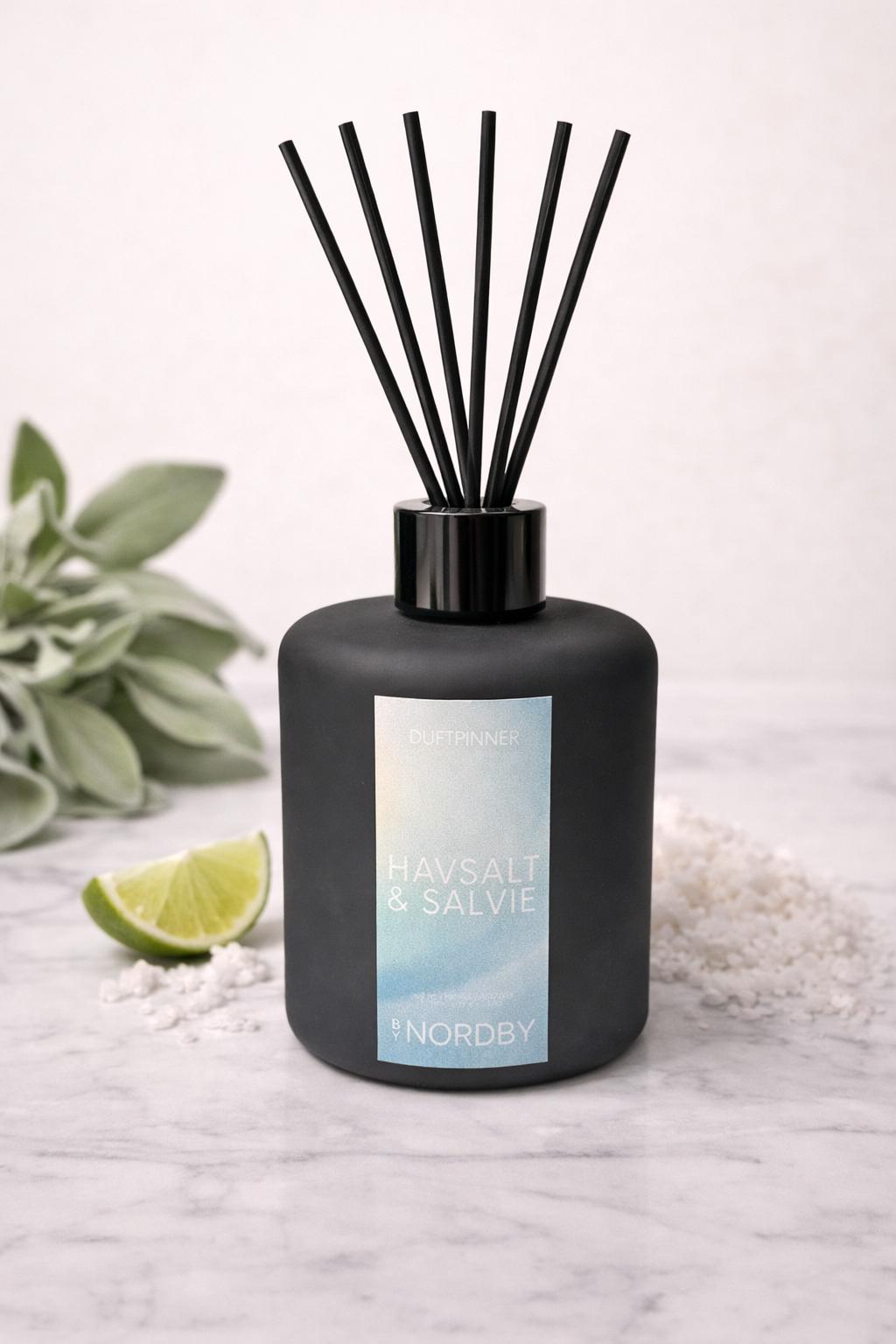 Havsalt & Salvie -Duftpinner 200 ml