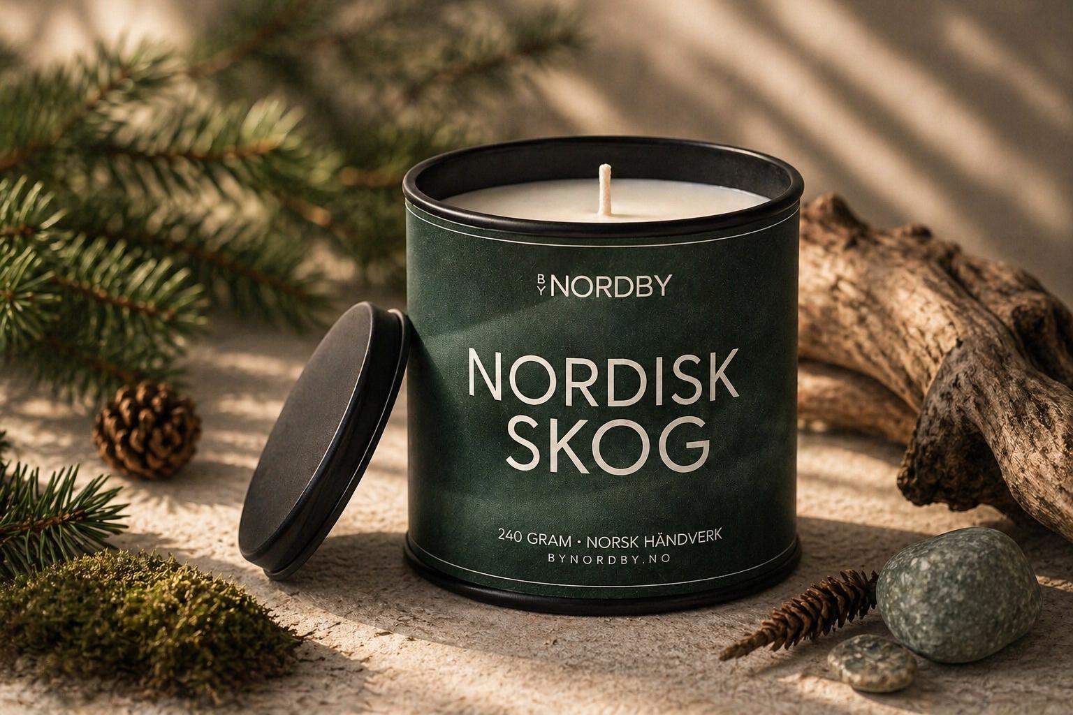 Nordisk Skog -Duftlys 240g